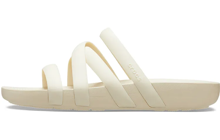 Crocs EVA Abrasion Resistant Slip Resistant Abrasion Resistant Slip Resistant Slide Slippers Women's Bone White