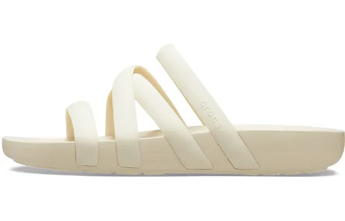 Crocs EVA Abrasion Resistant Slip Resistant Abrasion Resistant Slip Resistant Slide Slippers Women's Bone White