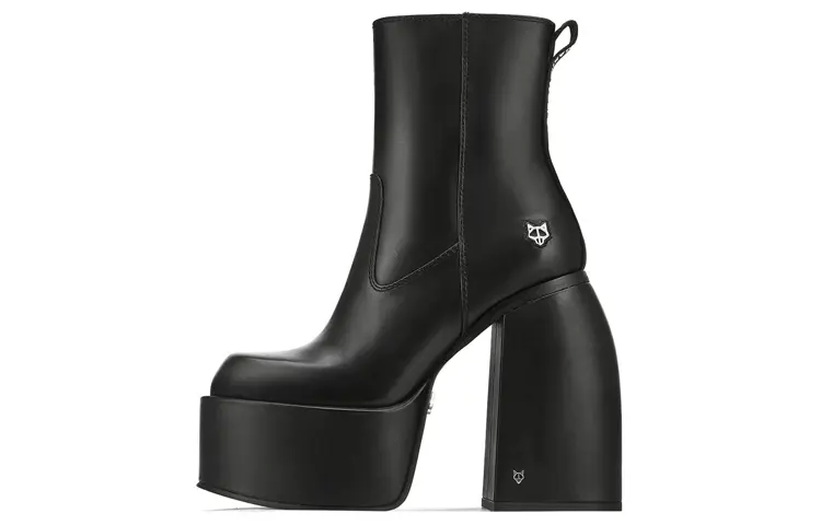 Naked Wolfe Jailbreaker Leather Ankle Boots Women's Black