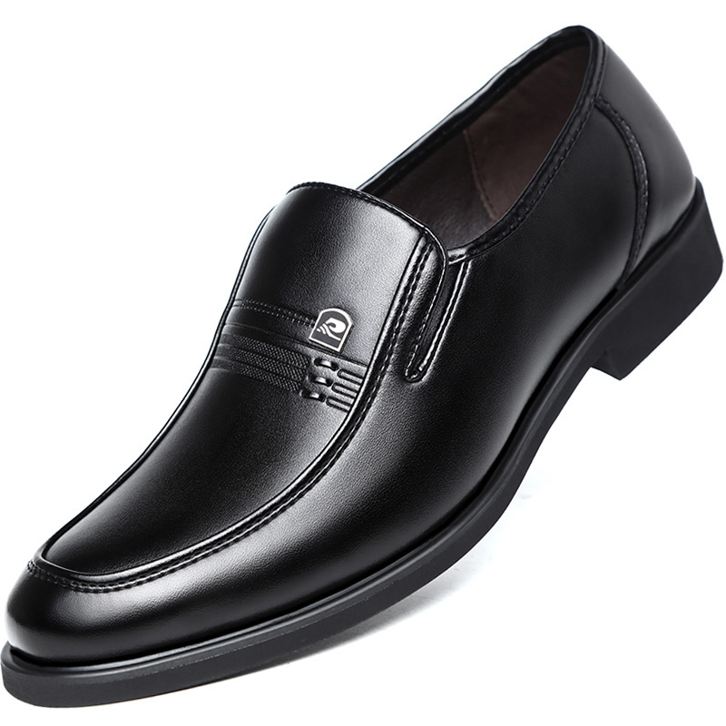 BEIOUTU Nordic Picture Fashion Classic Formal Leather Shoes Men's Style