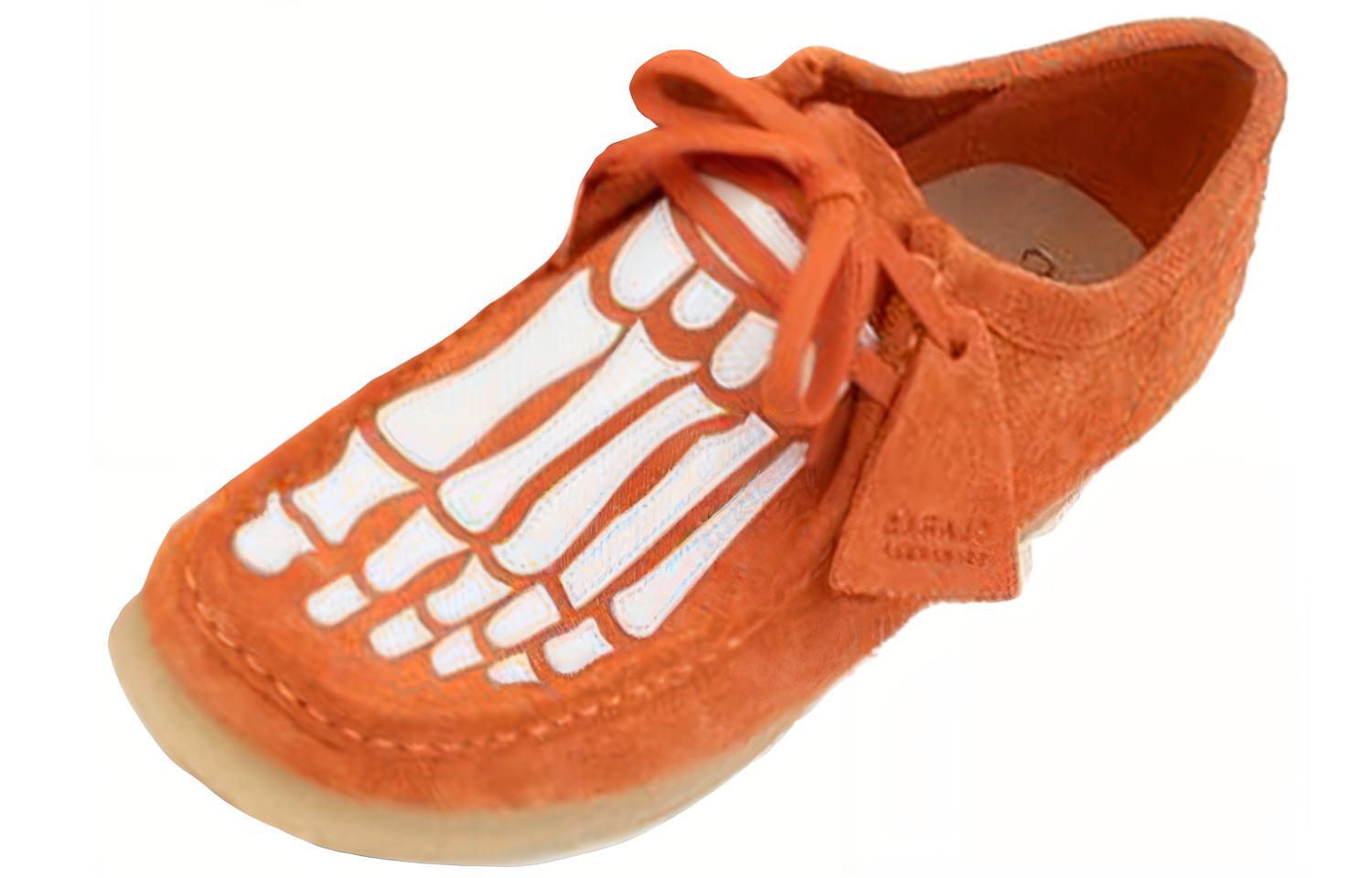 Vandy The Pink x Clarks Originals WALLABEE Ankle Boots Women's Orange