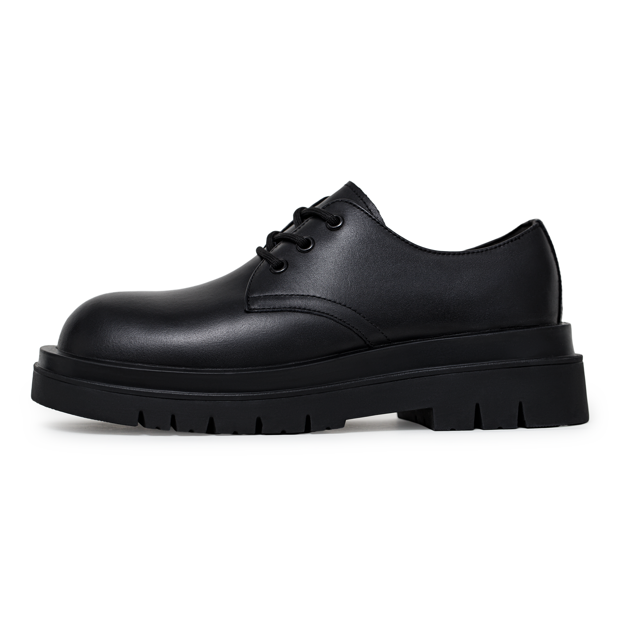 MADEN Workwear Collection Cow Split Leather Casual Leather Shoes Men's Black Summer