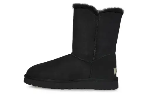 UGG Bailey Button Snow Boots Black Women's