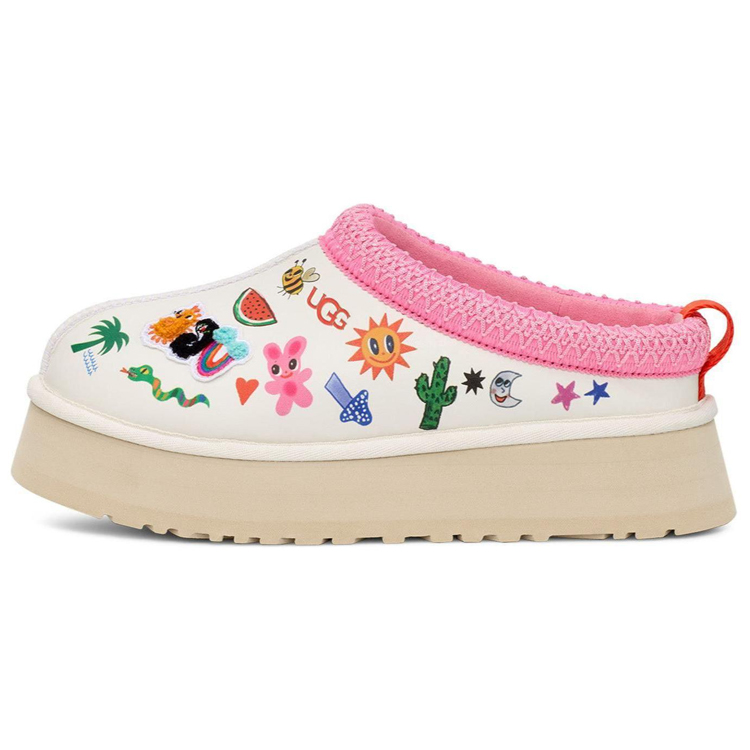 Женские слипоны UGG (белые)