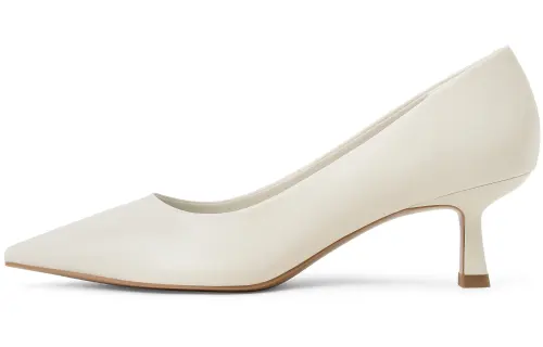 CHARLES&KEITH Pu Chunky Heel High Heels 5.9cm Women's