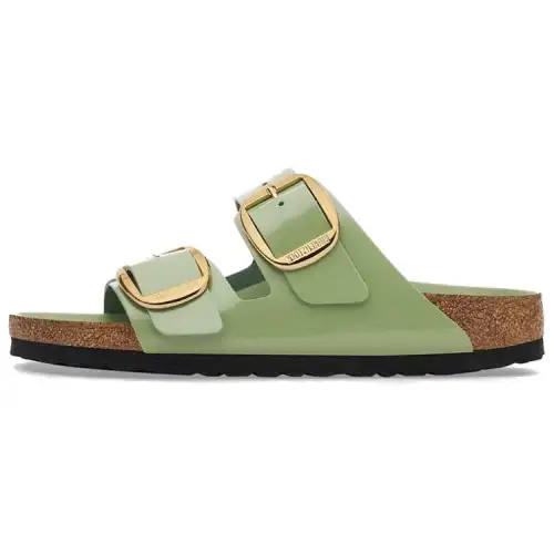 Birkenstock Arizona Big Buckle Slide Slippers Women's Green
