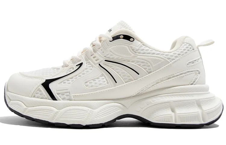 TUOPIN Textile, Synthetic Leather Slip Resistant And Breathable Low top Chunky Sneakers Women's