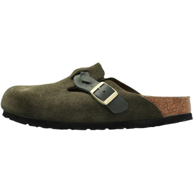 Женские сабо Birkenstock (зеленые)