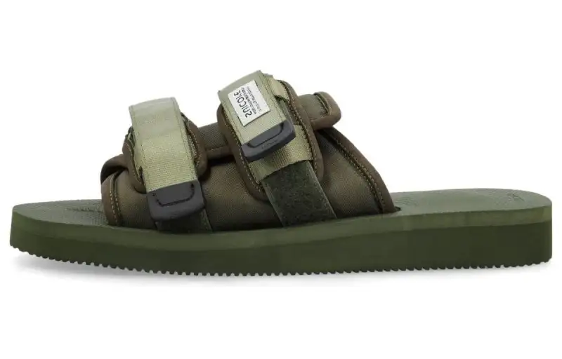Suicoke Slide Slippers Men's Olive Green