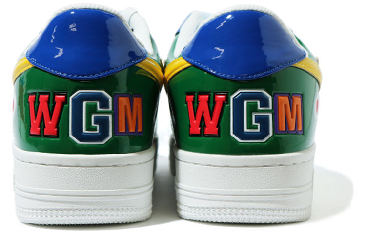 Мужские кеды A BATHING APE BAPE STA (зеленые) — Зелёный — фото 3