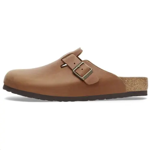Boston Birkenstock Oiled Leather 'Cognac'
