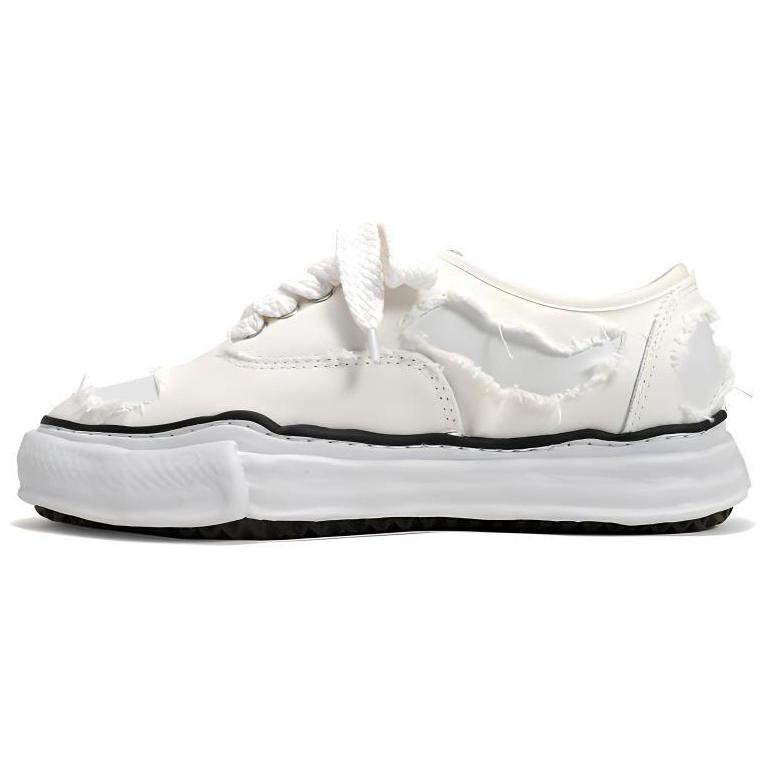 Maison MIHARA YASUHIRO Baker OG Sole Canvas Low White
