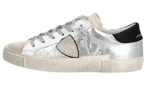 PHILIPPE MODEL Skateboard Shoes Women's Low Top Silver