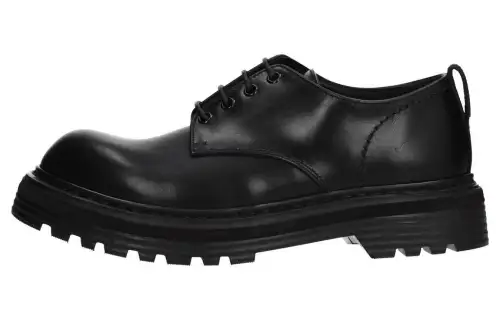 PREMIATA Leather Minimalist Fashion Casual Shoes Men's Black