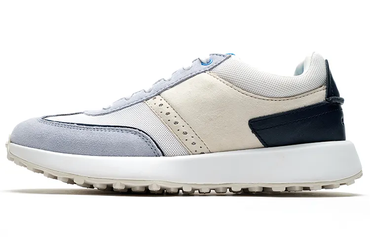 COLE HAAN Fabric Low top Casual Shoes Women's White Blue