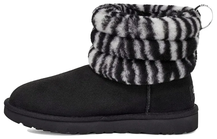 UGG Fluff Mini Quilted Leopard Zebra Women's
