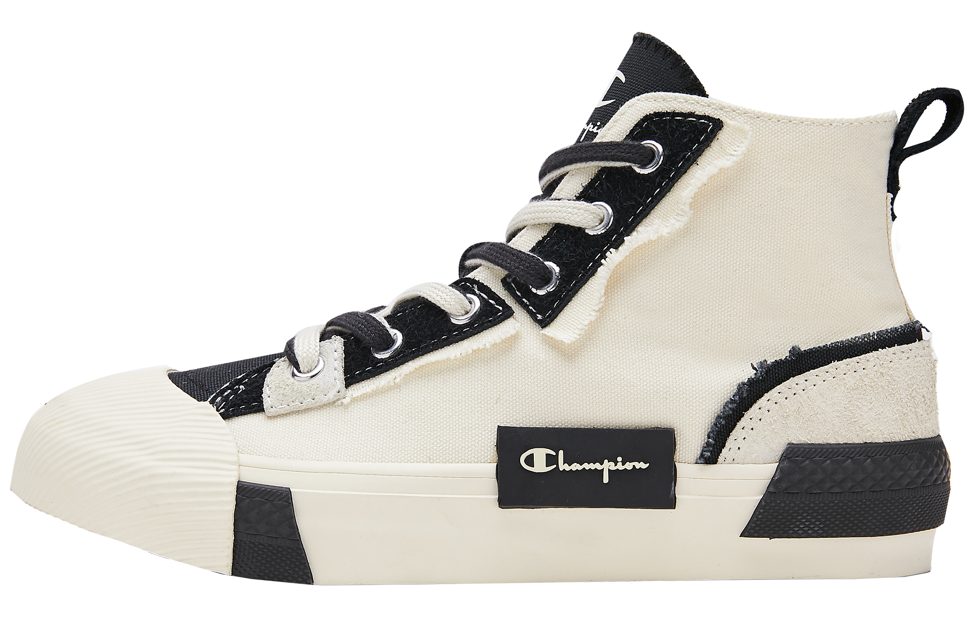 Champion Campus Canvas Shoes Women's High Top White/Black