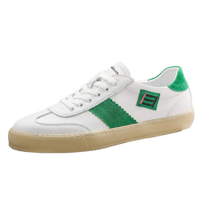 JANE HARLOW Low top Skateboard Shoes Men's White Green