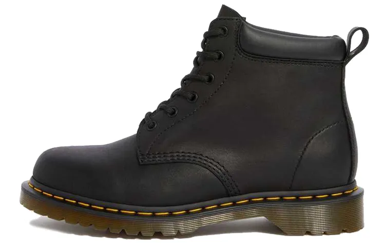 Dr.Martens Cow Leather Comfortable Ankle Length Combat Boots Unisex Black