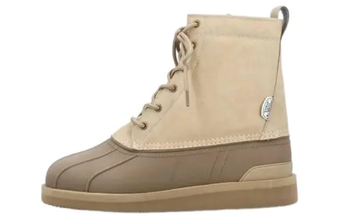 Suicoke Leather Ankle Boots Men's Brown