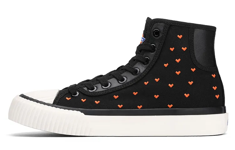 Dickies Slip Resistant Abrasion Resistant Slip Resistant Abrasion Resistant High top Canvas Shoes Women's Black