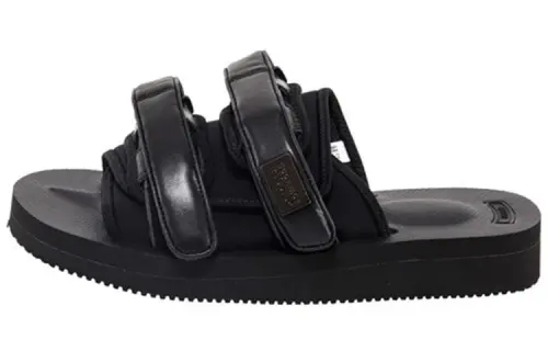 Suicoke X Tom Wood Leather Stylish Sandal Men's Black