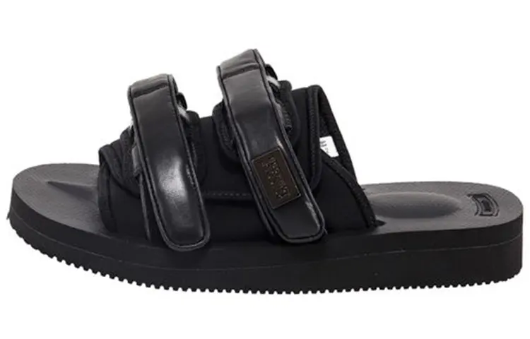 Suicoke X Tom Wood Leather Stylish Sandal Men's Black