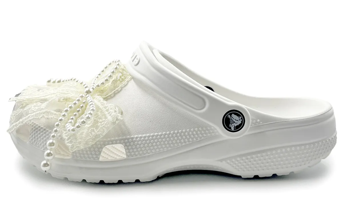 Crocs Classic Clog SIN3A Pearls Clogs Unisex White