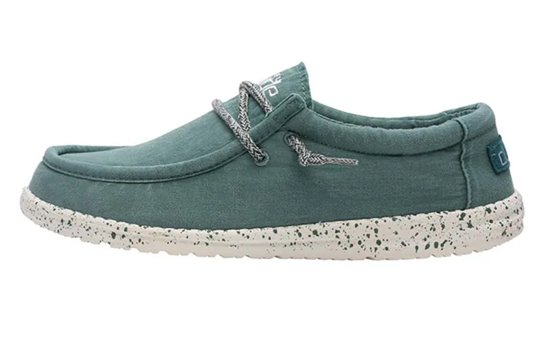 Heydude Casual Shoes Men's Low Top Army Green