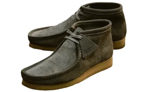 FOOTPATROL x Clarks Originals Ankle Boots Men's Green