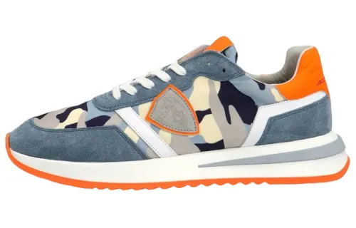 PHILIPPE MODEL Low top Sports Casual Shoes Men's Blue