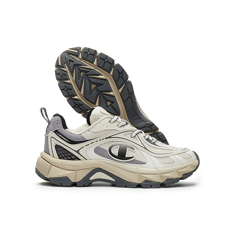 Champion Synthetic Leather Lightweight Height Increasing Low top Running Shoes Women’s Linen/Wolf Gray
