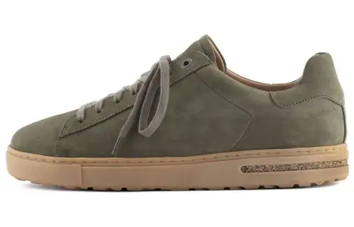 Birkenstock Suede Low top Skateboard Shoes Unisex Green Regular