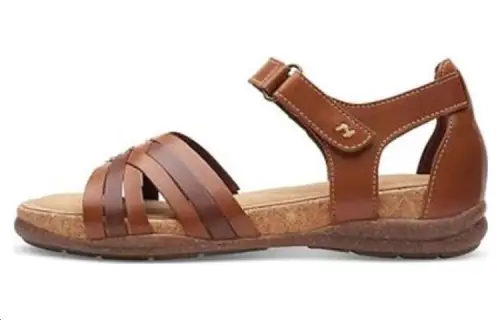 Clarks Artificial Leather Roman Sandals 3.5cm Women's Umber