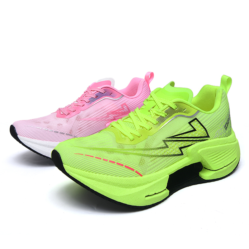 KZANSI Low top Running Shoes Unisex Pink Green