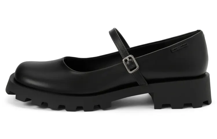 CHARLES&KEITH Pu Chunky Heel Mary Jane Shoes Women's