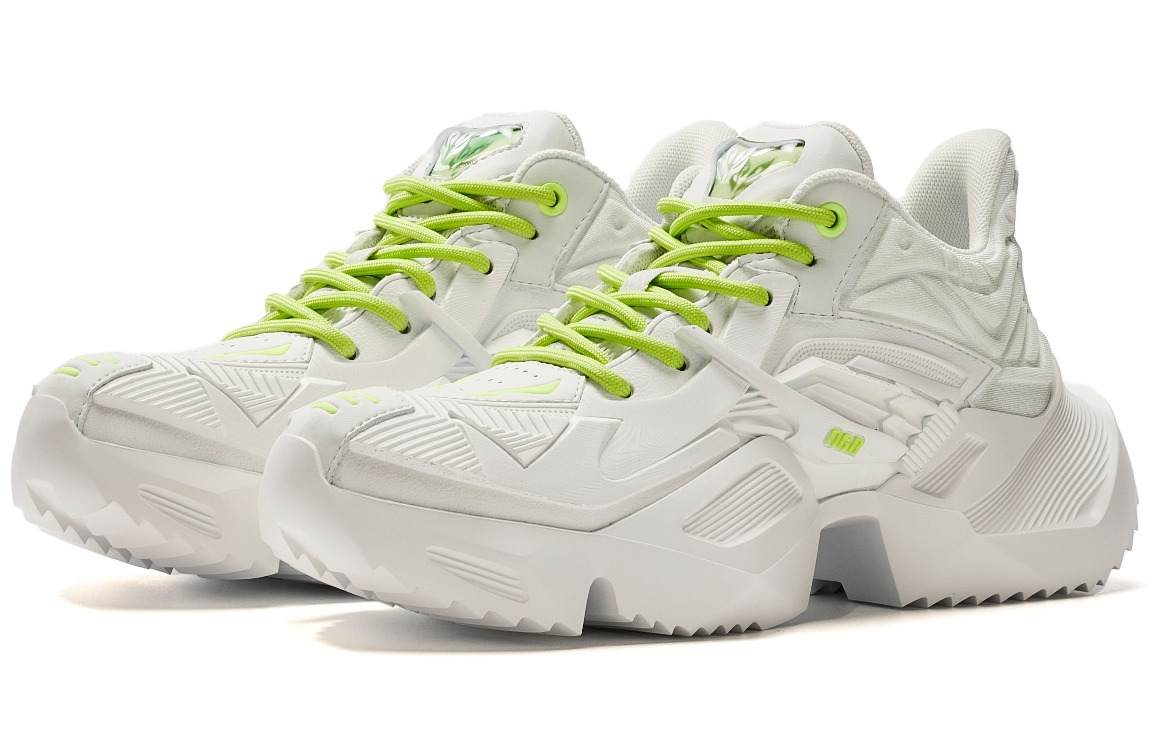 OGR Mecha 2.0 Collection Low top Chunky Sneakers Unisex White