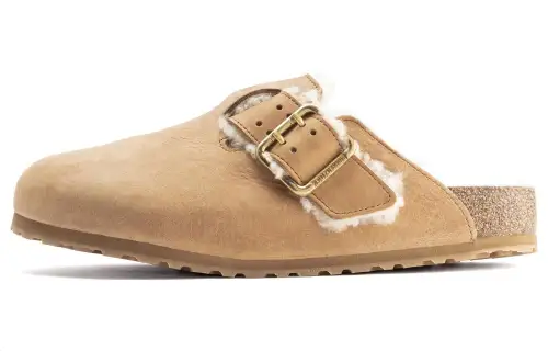 Birkenstock Soft And Comfortable Closed Toe Slippers Men's Brown Regular