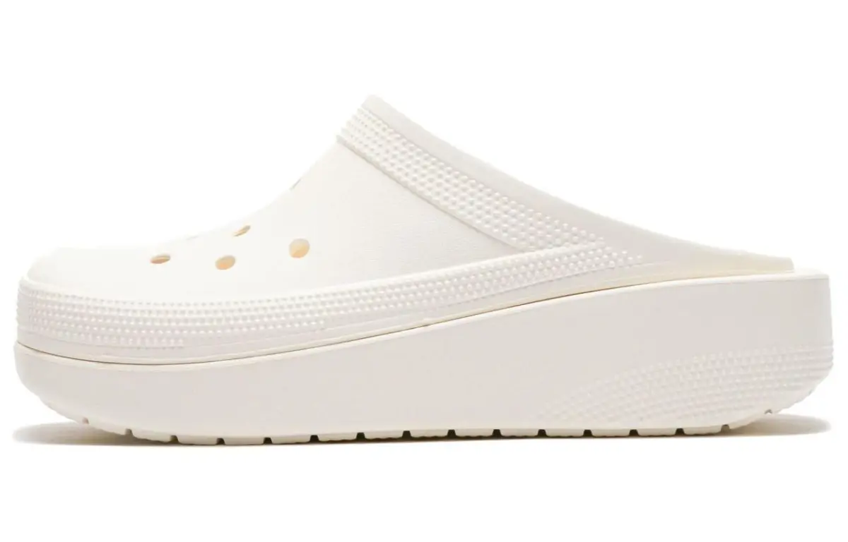 Crocs Blunt Toe Clogs Unisex White