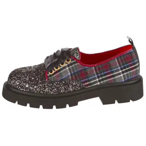 IRREGULAR CHOICE Pu Comfortable Casual Shoes 3cm Women's Black