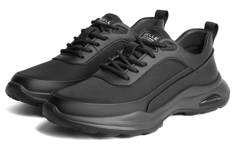 BELLE Fabric Low top Casual Shoes Men’s Black
