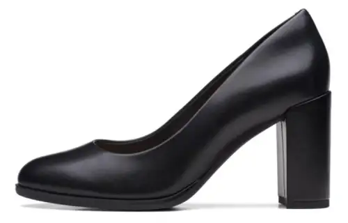 Clarks Freva 85mm leather pumps