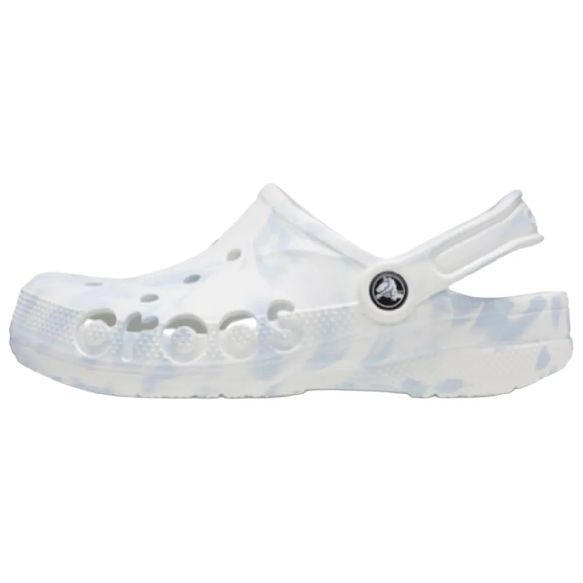 Crocs Baya Marbled Clogs Unisex White