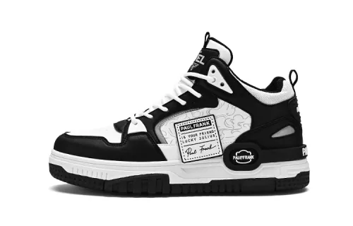 PAUL FRANK Slip Resistant, Abrasion Resistant, Lightweight Mid top Skateboard Shoes Men's