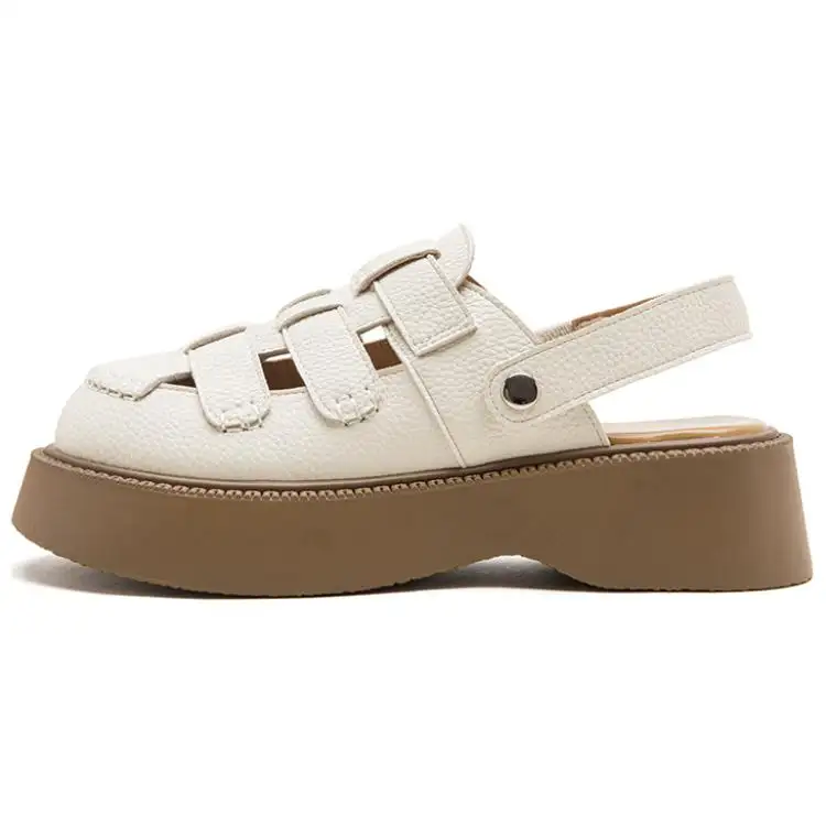 AGSDON Pu Roman Sandals 4.5cm Women's