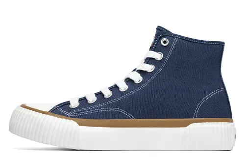 Dickies Canvas Shoes Unisex High Top Blue