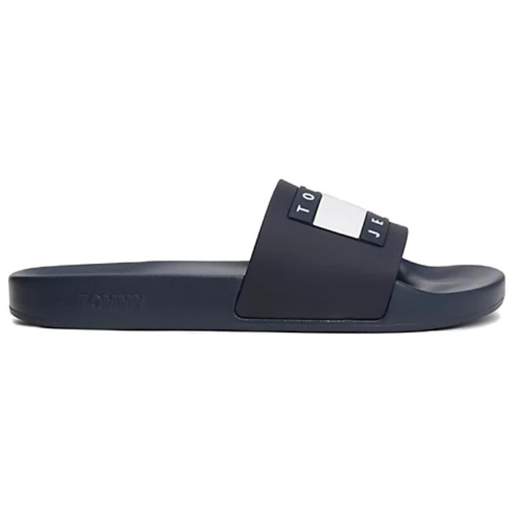 Tommy Hilfiger EVA Abrasion Resistant Abrasion Resistant Slide Slippers Men's Blue