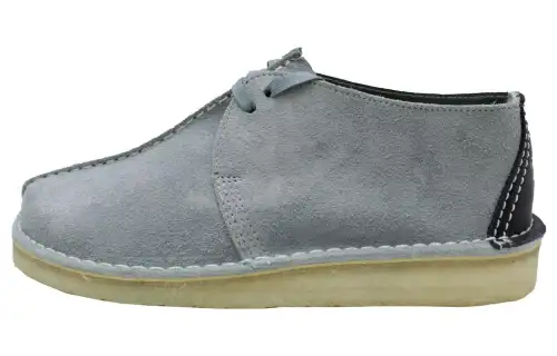 Clarks Leather Skateboard Shoes Men's Duck Egg Blue