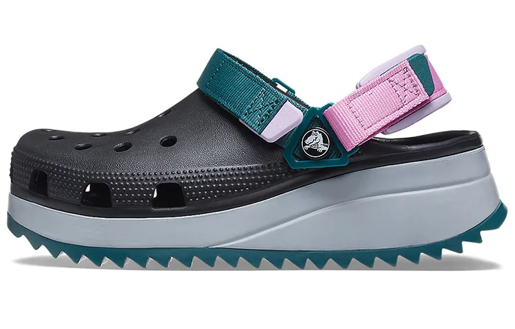 Crocs Classic Hiker Clog 'Black Grey Teal'