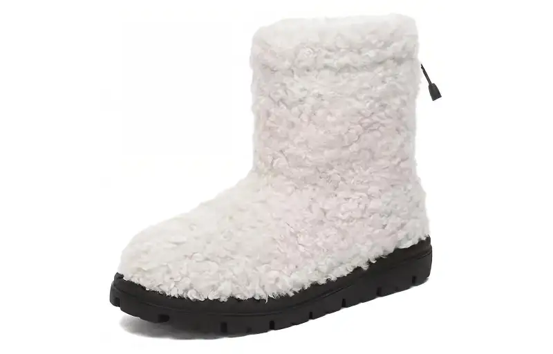 EVERAU Thermal Balance Short Snow Boots Women's White